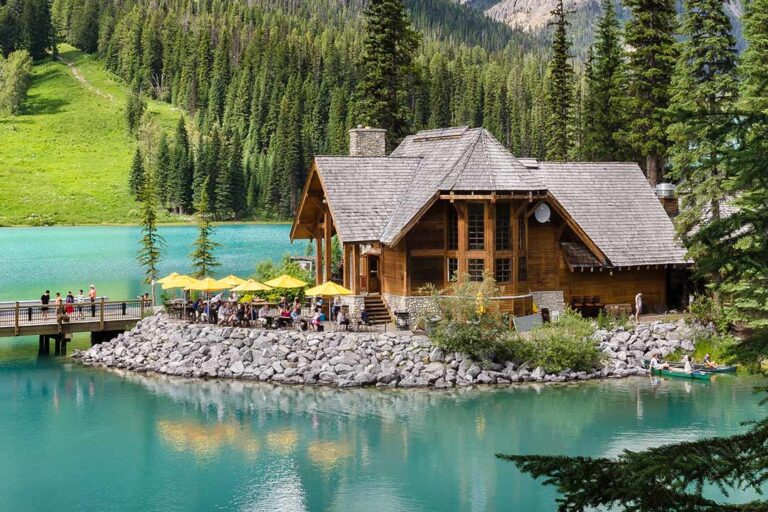 Best Patios in the Rockies | Cilantro on the Lake at Emerald Lake Lodge