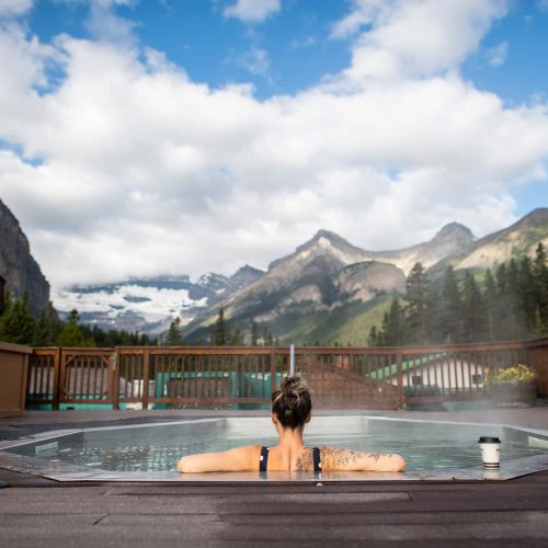Hot Tub Facilities Available at Deer Lodge in Lake Louise